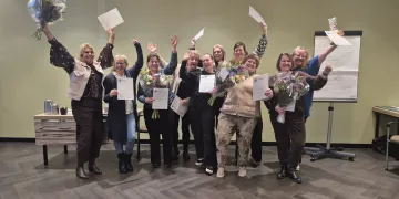 Collega's rondden het ontwikkelprogramma af